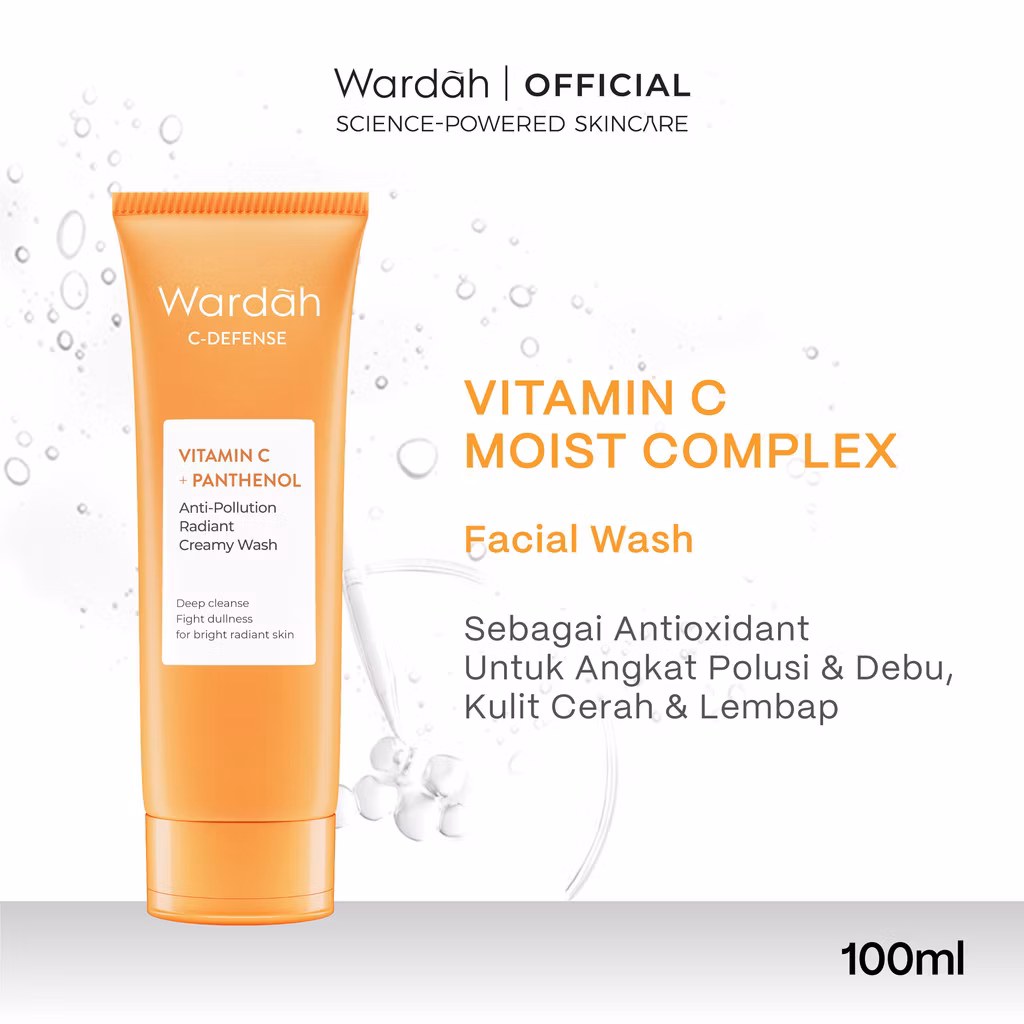 Wardah c Defense Creamy Wash 100ml