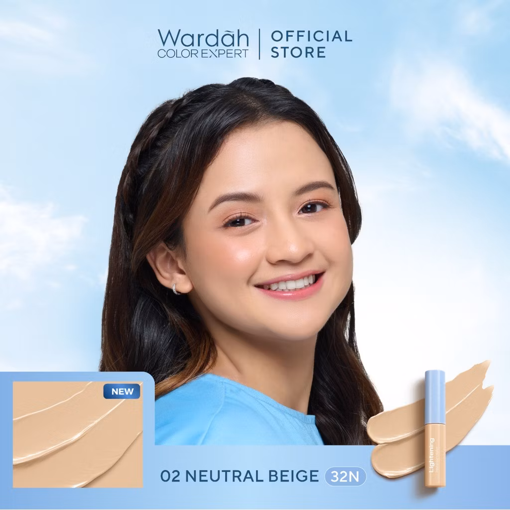 Wardah Lightening Liquid Concealer 01 Light 7 g (Blister)