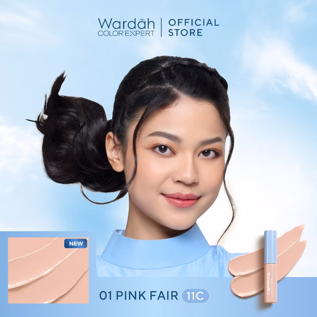Wardah Lightening Liquid Concealer 02 Beige 7 g (Blister)