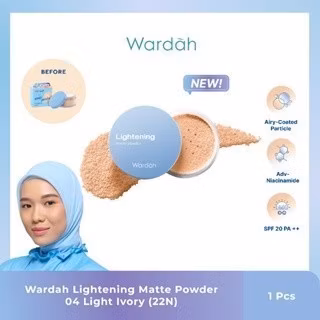 Wardah Lightening Matte Powder 04 Natural 20 g
