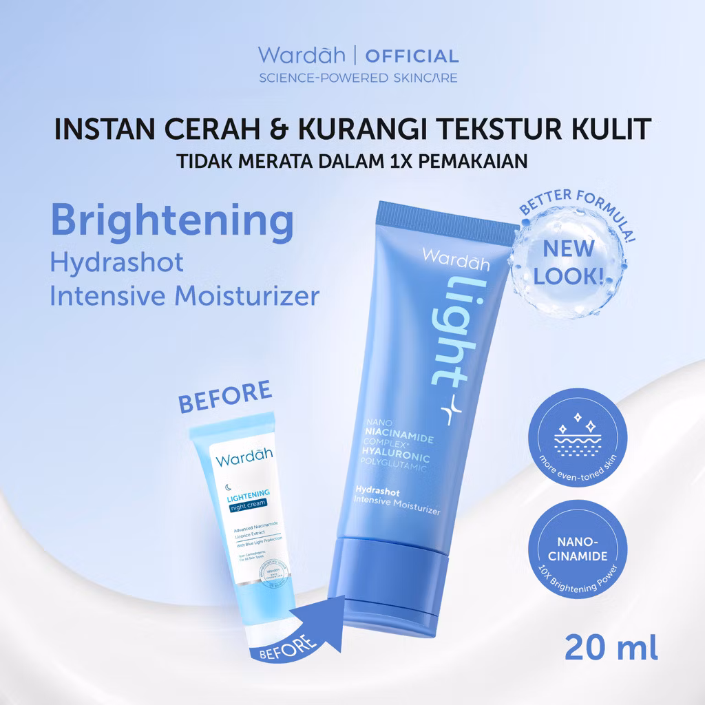 Wardah Nano Hydrashot Intensive Moisturizer 20g