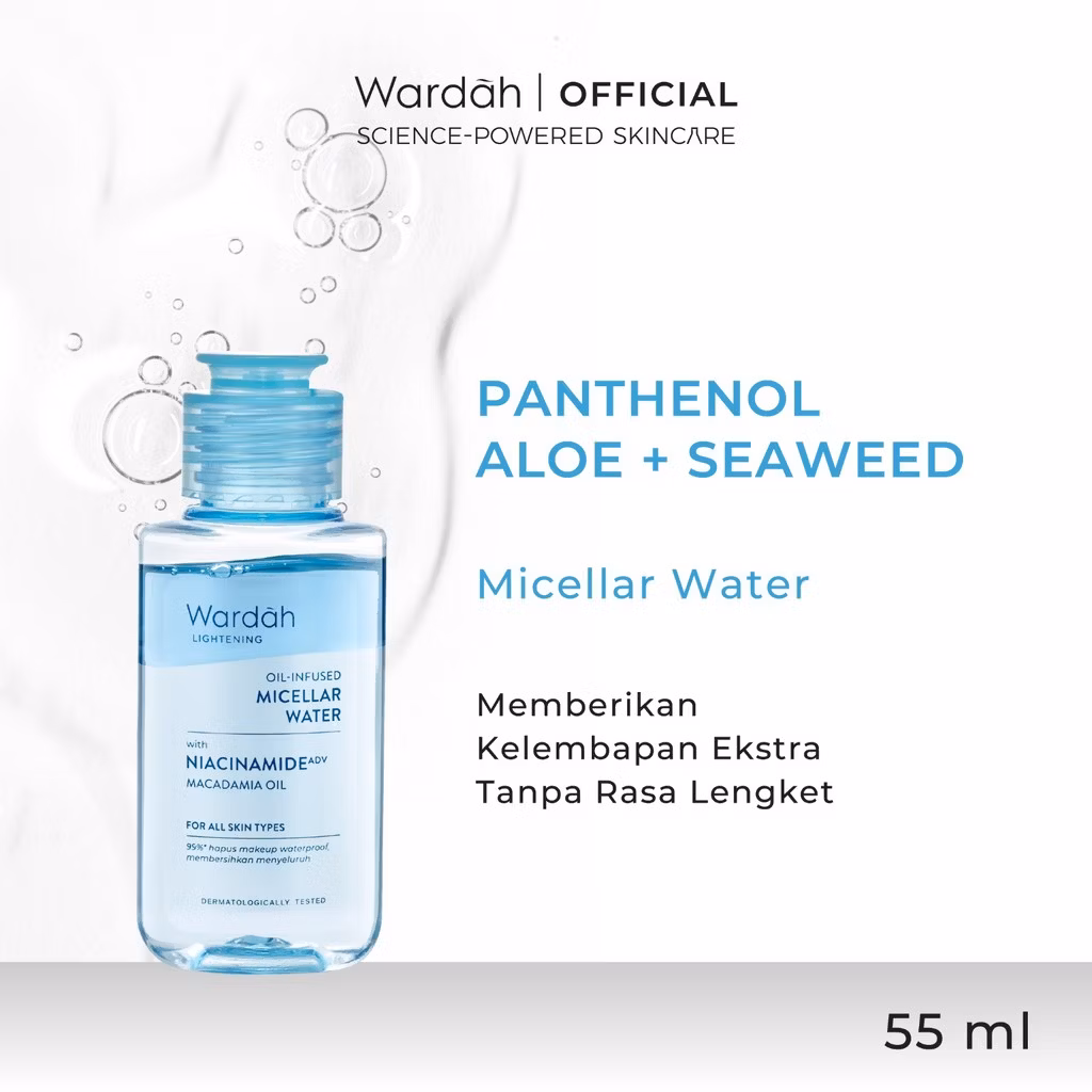 Wardah Lightening Oil-Infused Micellar Water 50 ml