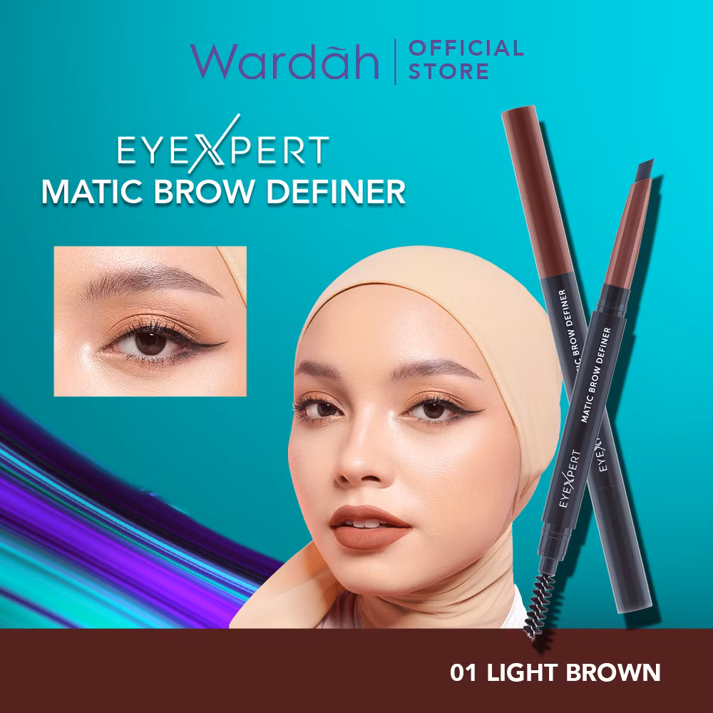 Wardah Eyexpert Matic Brow Definer 03 Dark Grey