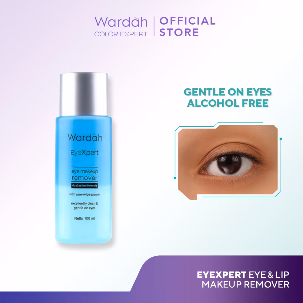 Wardah eyexpert eye& lip makeup remover 100ml