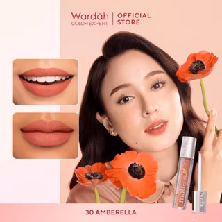 Wardah Exclusive Matte Lip Cream 30 Ambrella