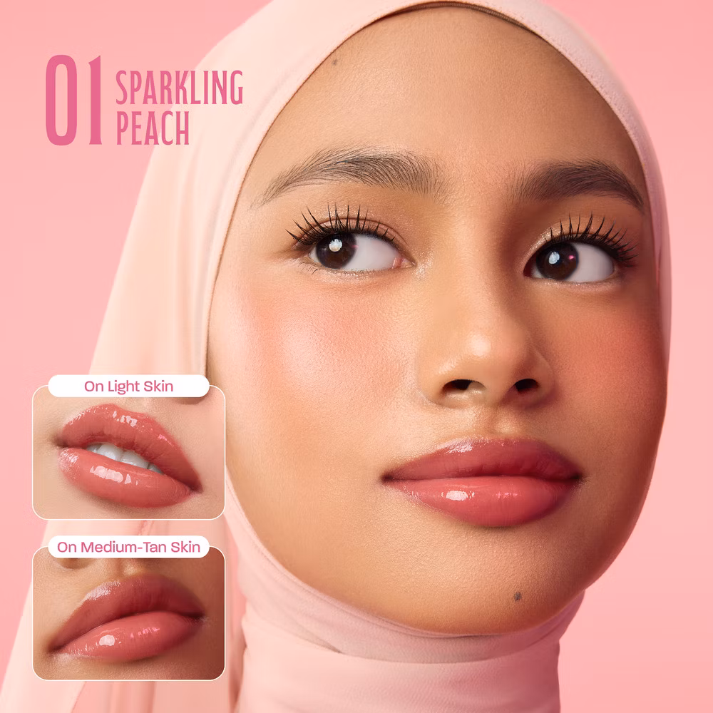 Wardah Gossicle Peptide Balm 01 Sparkling Peach