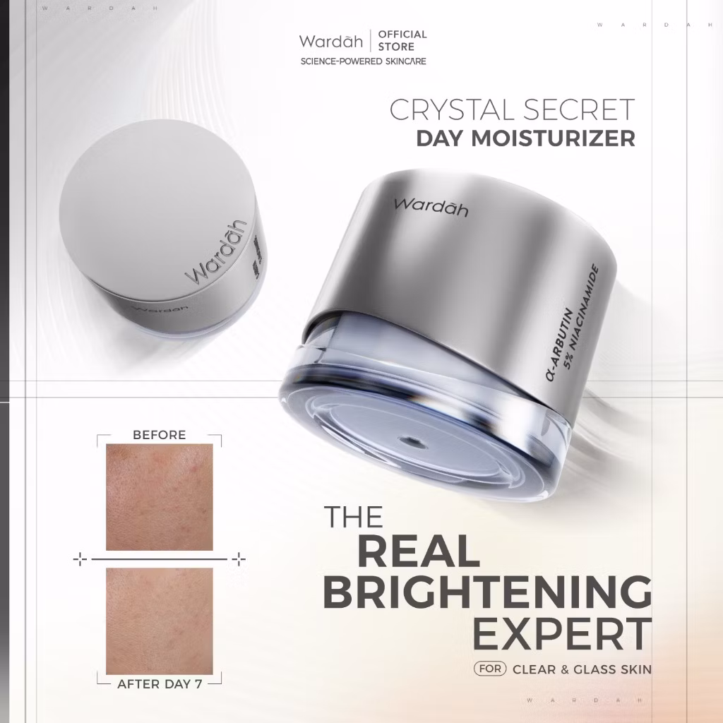 Wardah Crystal Secret day cream 30ML