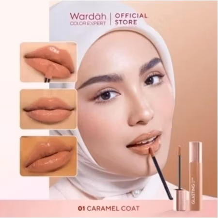 Wardah Glasting Liquid Lip 01