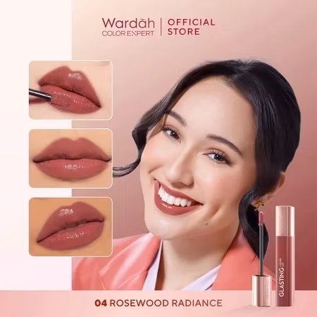 Wardah Glasting Liquid Lip 04