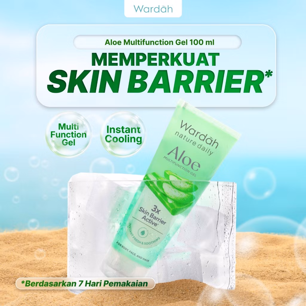 Wardah Nature Daily Aloe Multivitamin Gel 100ml