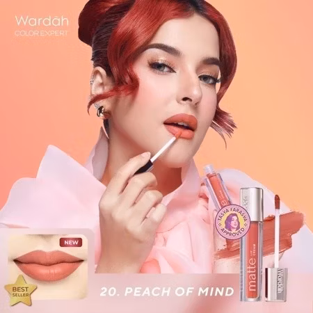 Wardah exclusive Matte Lip cream Shade 20