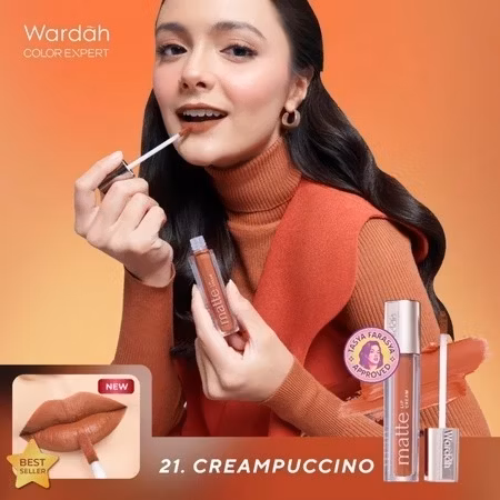 Wardah exclusive Matte Lip cream Shade 21