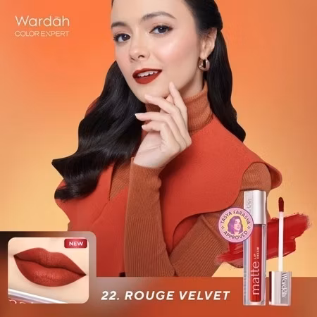 Wardah exclusive Matte Lip cream Shade 22