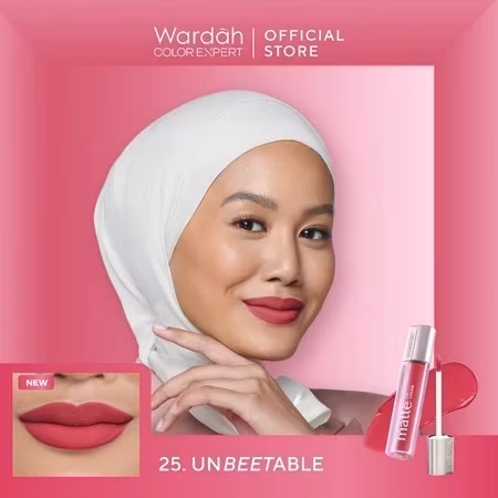 Wardah exclusive Matte Lip cream Shade 25