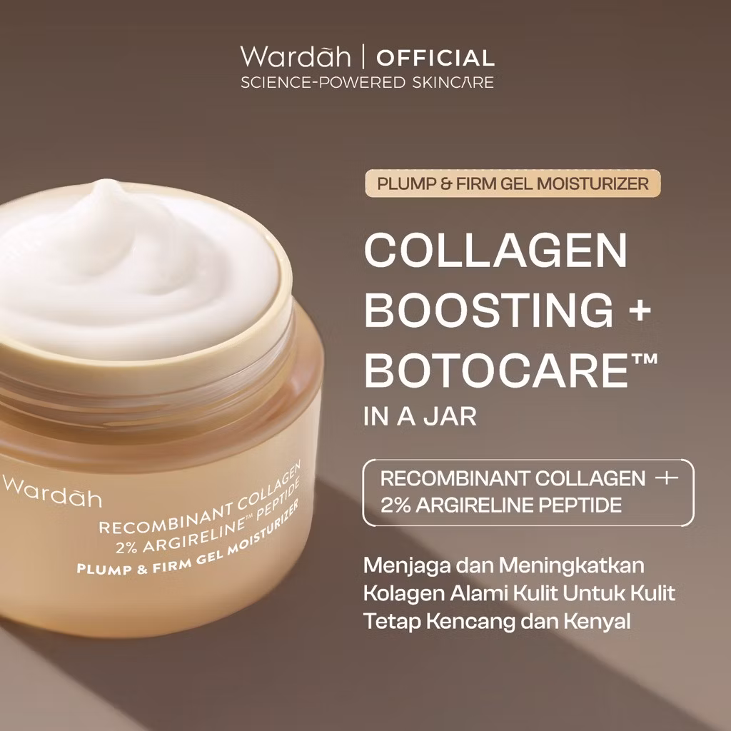 Wardah Plump & Firm Recombinant Coll 2% Gel Moisturizer 30g