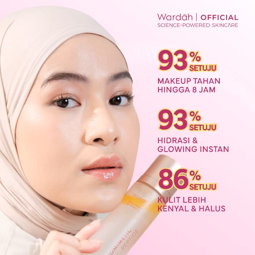 Wardah Biomimetic Peptide Spray On Serum 105ml