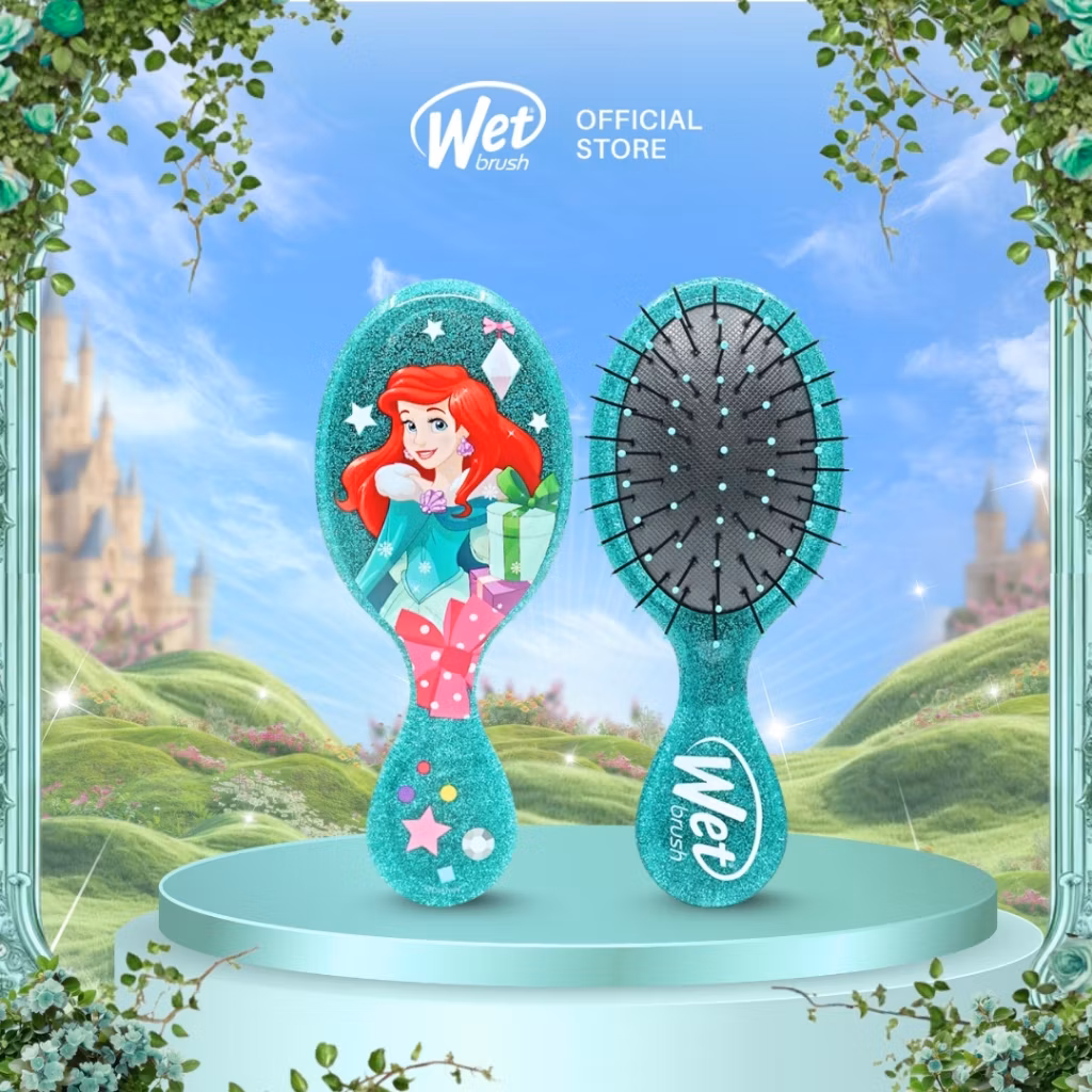 Wetbrush BWR832ARIELG Mini Disney Glitter Ball Ariel