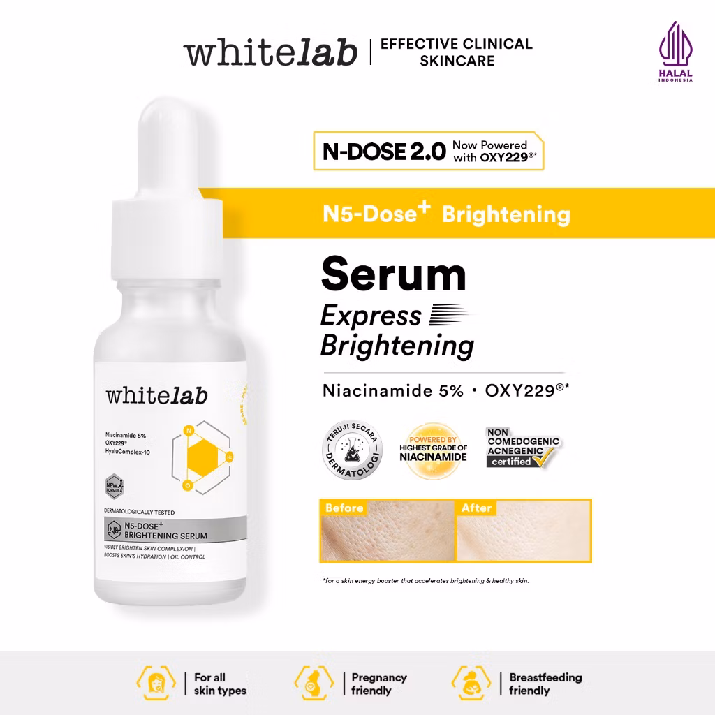 Whitelab Brightening Booster Serum – Niacinamide 5%