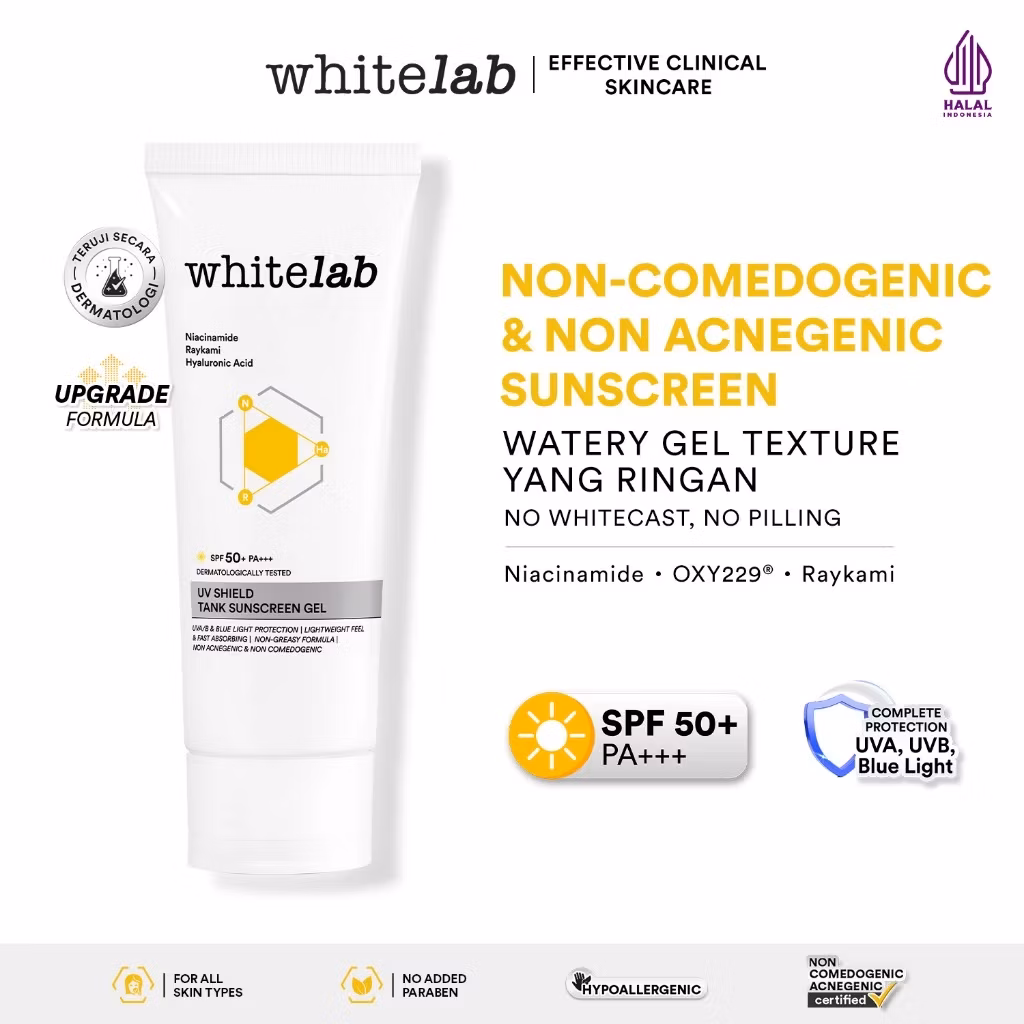 Whitelab UV Shield Tank Sunscreen Gel SPF 50++ PA++++