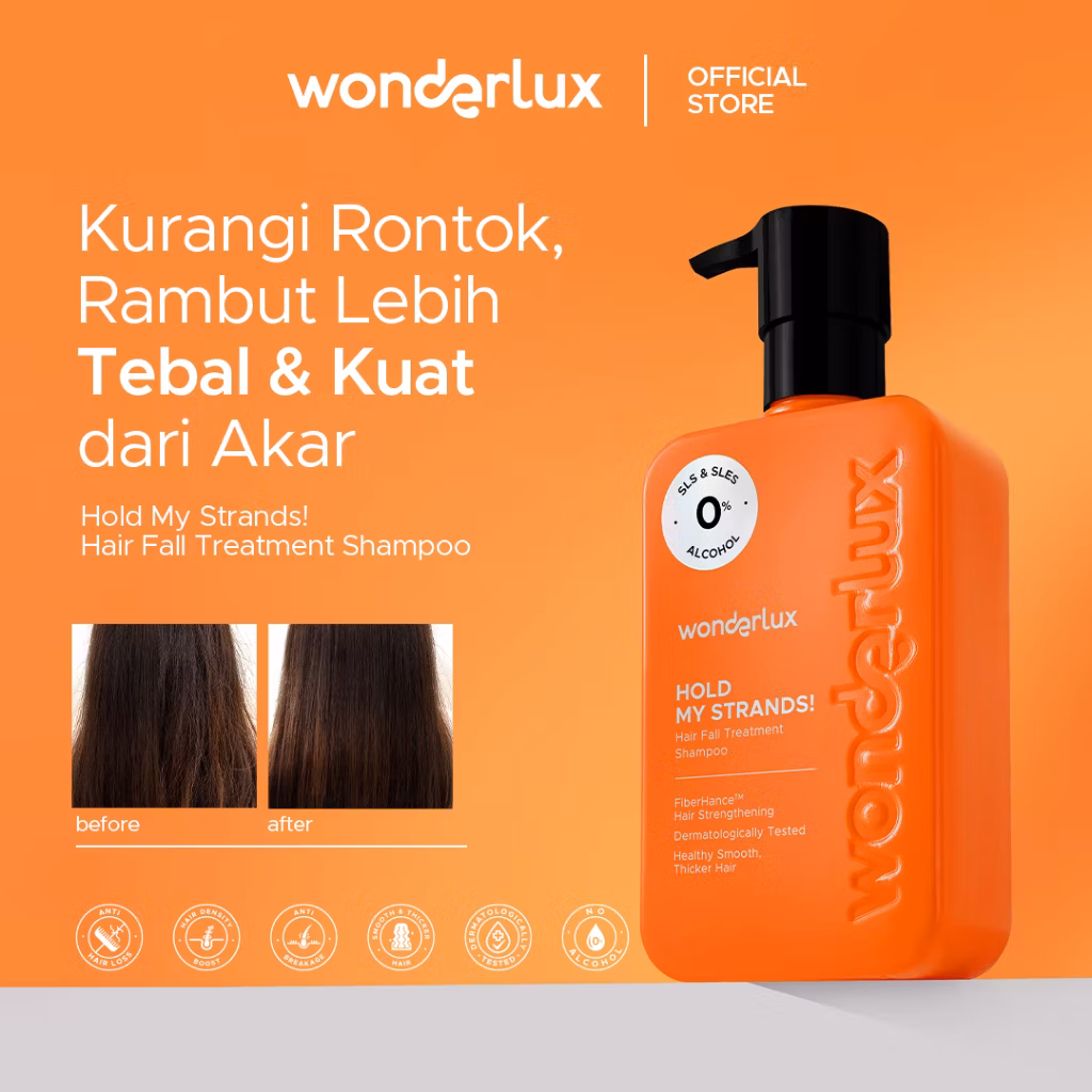 Wonderlux drop dead growgeous! hair densifying shampoo 250ml