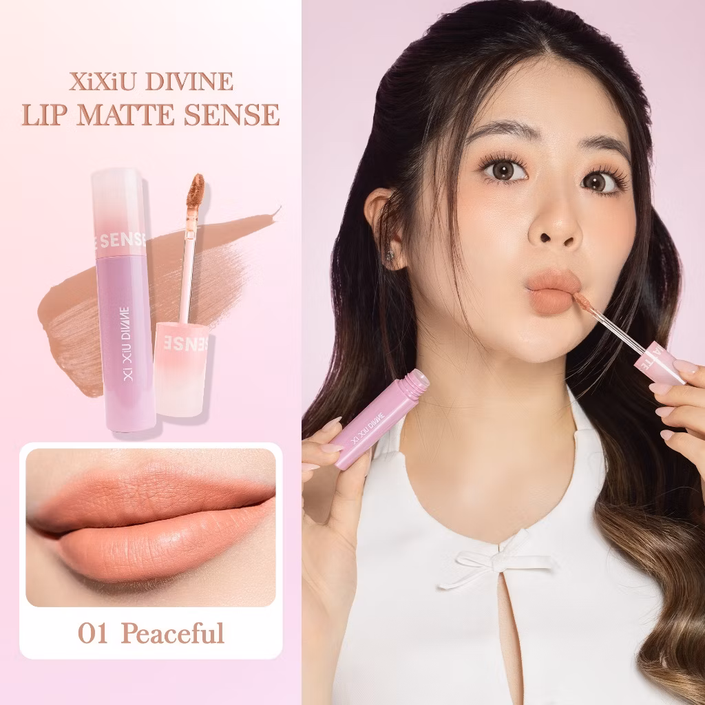 Xixiu Divine Lip Matte 01 Peaceful