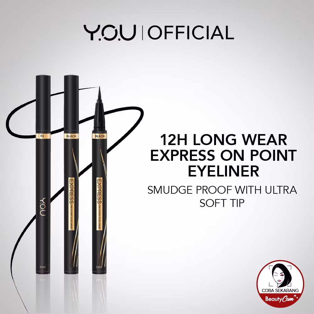 You express on point eyeliner