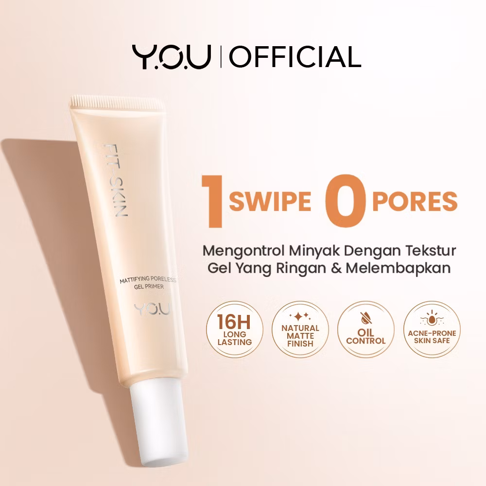 YOU fit skin mattifying poreless gel primer 20ml