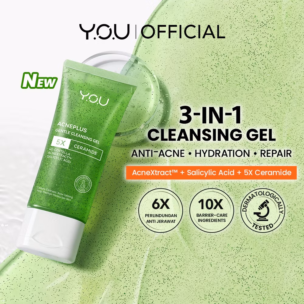 YOU Acneplus gentle cleansing gel 100g