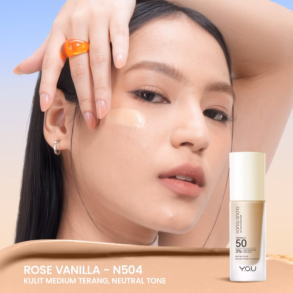 YOU Cloud Touch Acne Defense Skin Tint SPF 50 N504 Rose Vanilla