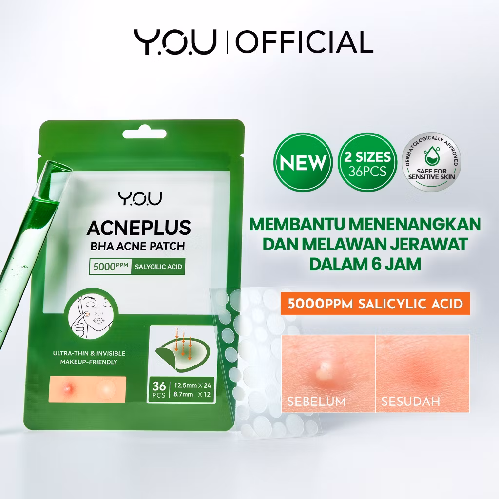 YOU Acneplus BHA Acne Patch 36pcs
