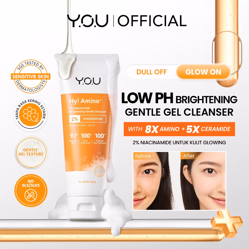 YOU Hy Amino 2% Niacinamide Brightening Gentle Cleanser 100g