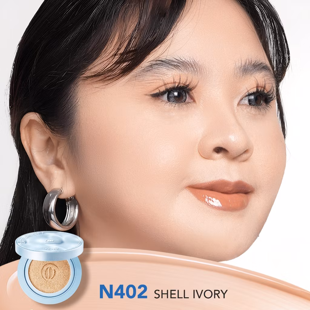 You V-Boost Serum Cushion Caffeine Lift N402 Shell Ivory