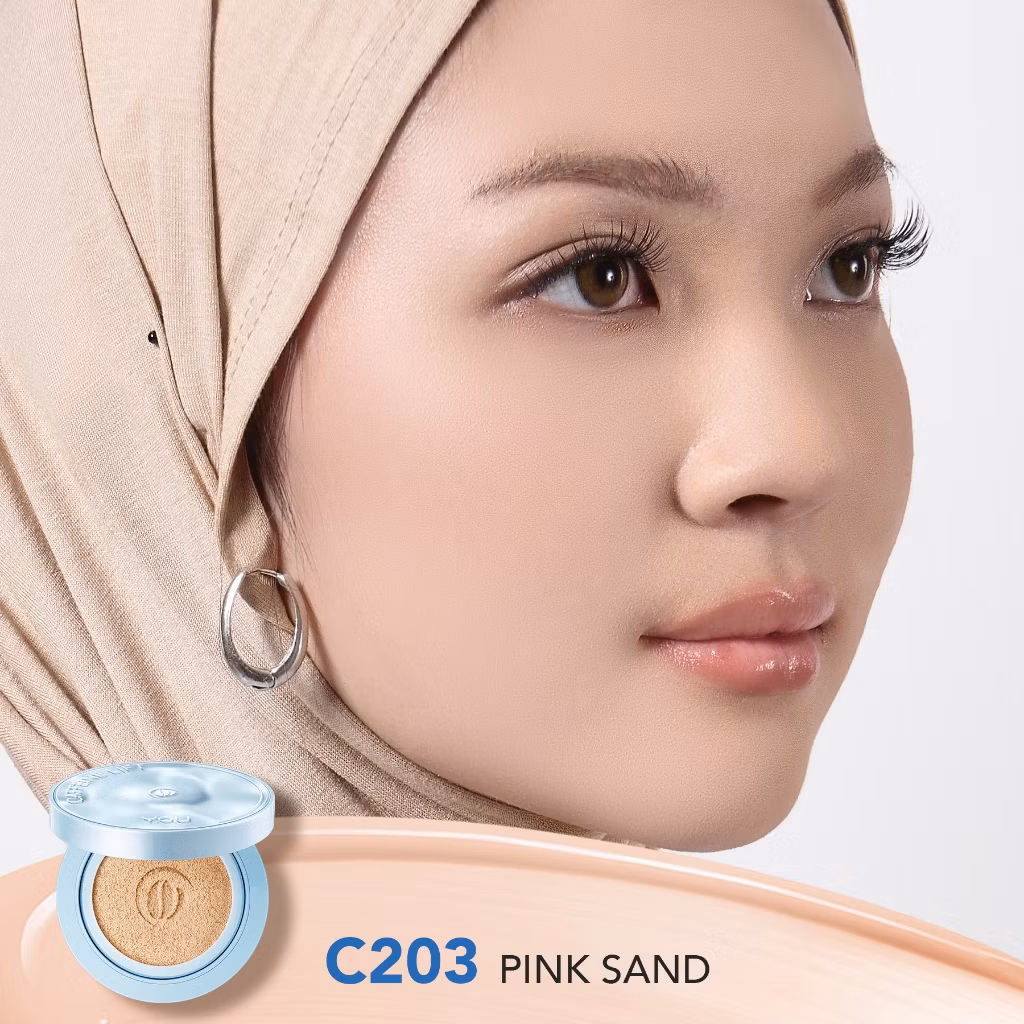 You V-Boost Serum Cushion Caffeine Lift C203 Pink Sand