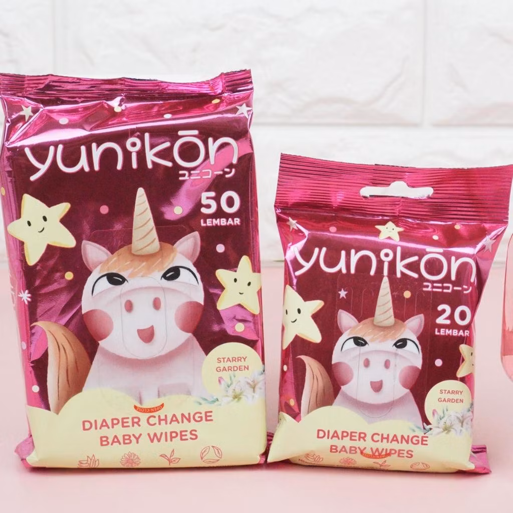 Yunikon 50 Lembar Starry Garden Diaper Change Baby Wipes