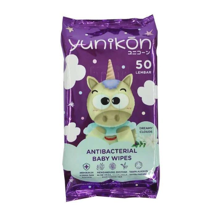 Yunikon 50 Lembar Antibacterial Baby Wipes