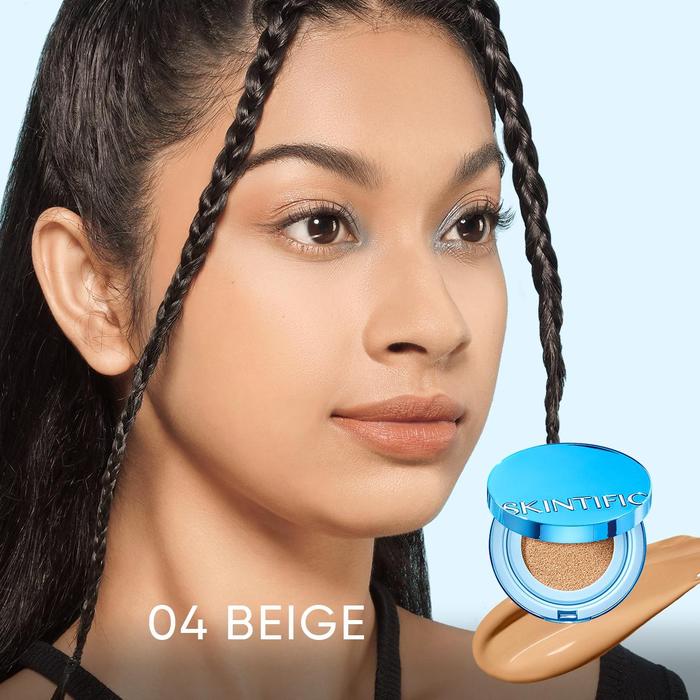 Skintific Perfect stay velvet matte mini cushion 04 Beige