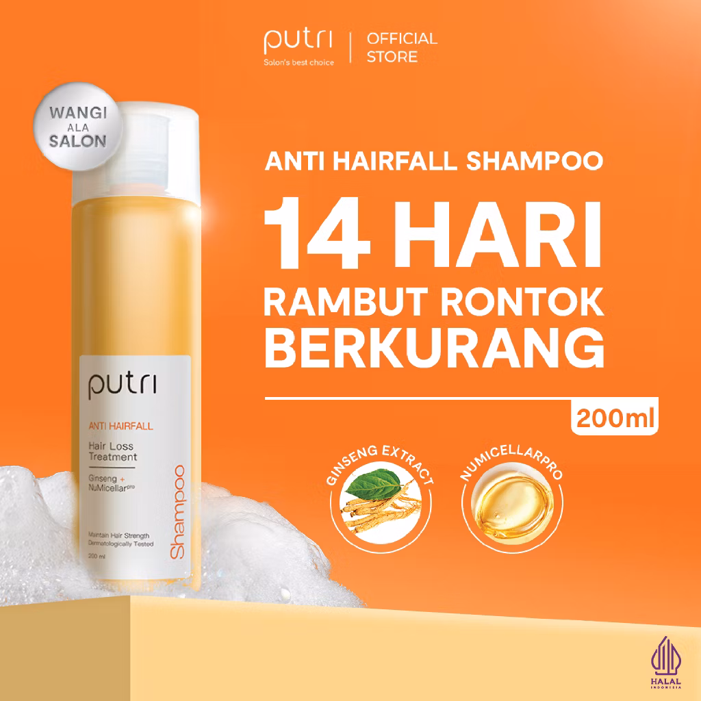 Putri Anti Hairfall Shampoo 200ml