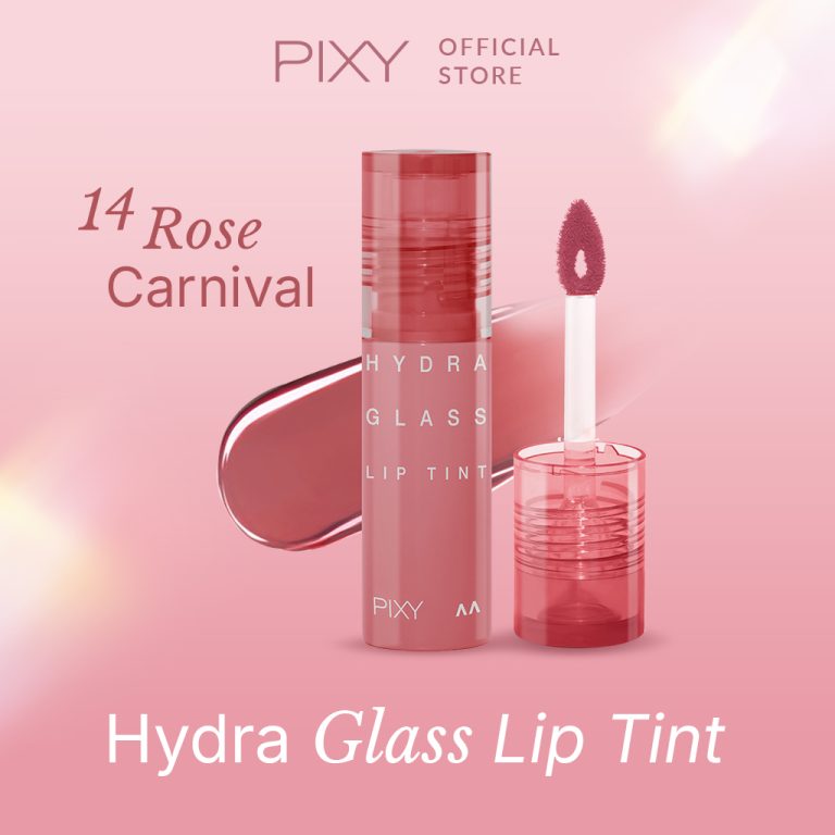 Pixy Hydra Glass Lip Tint 14 Rose Carnival