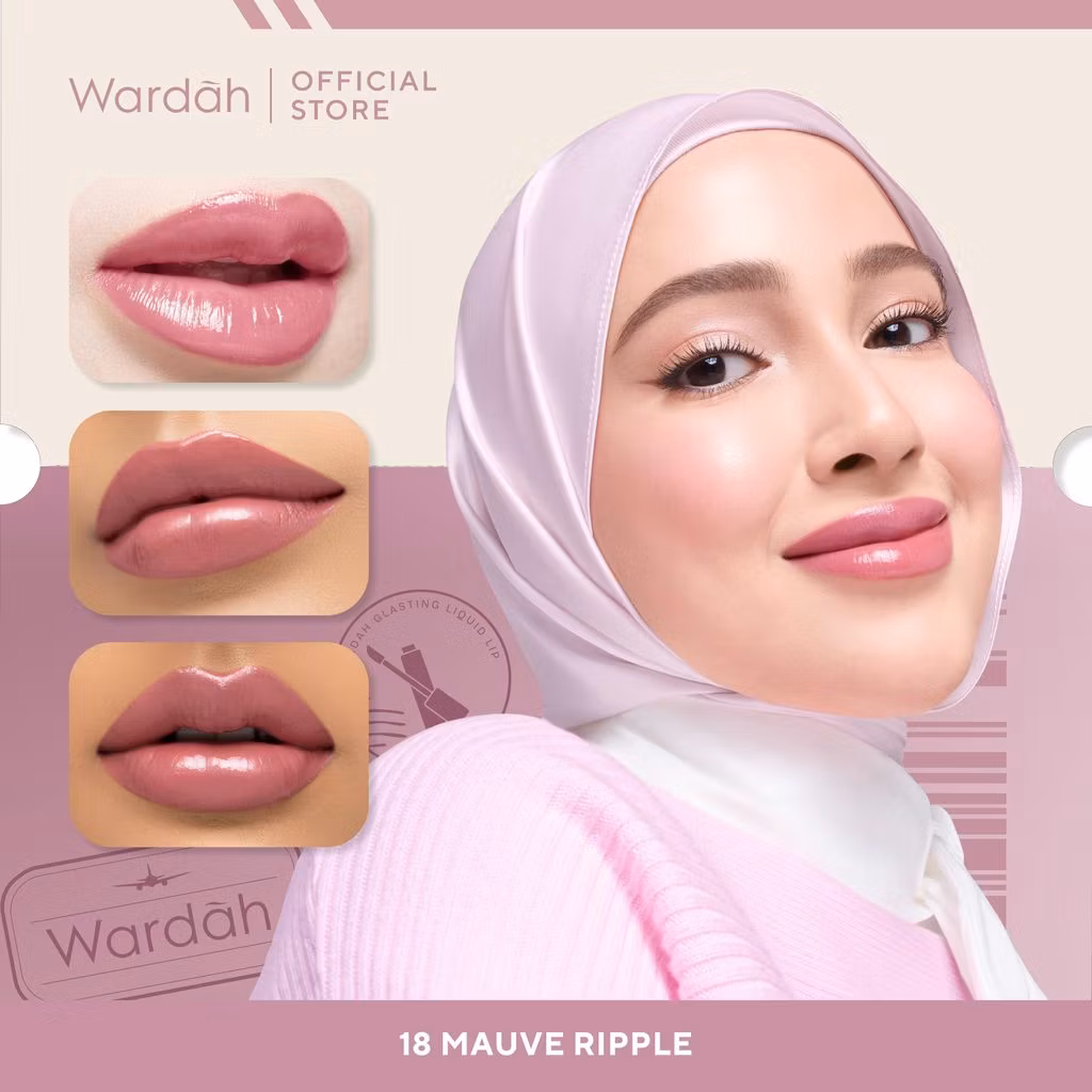 Wardah Glasting Liquid Lip 18