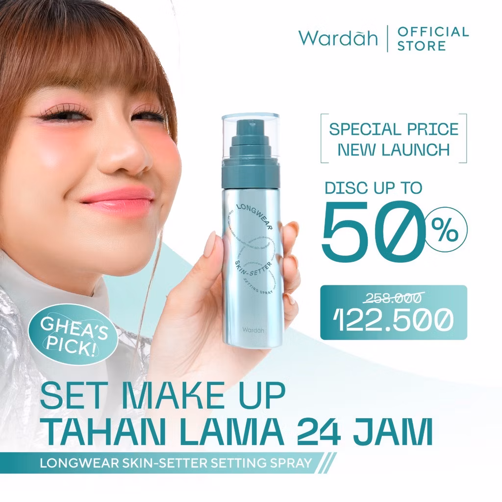 Wardah Longwear Skin-Setter Setting Spray 80ml