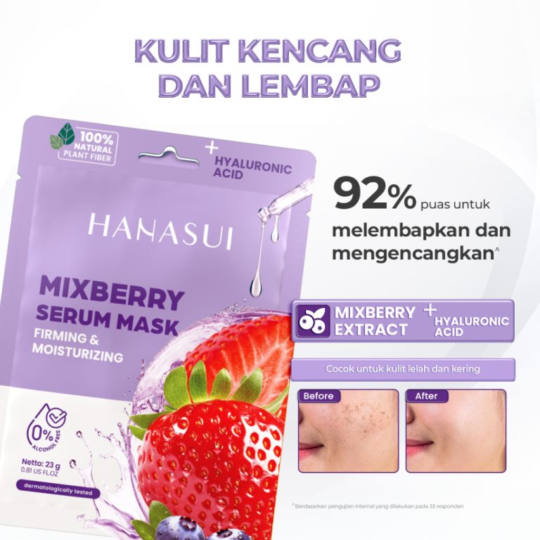 Hanasui Mixberry Serum Mask