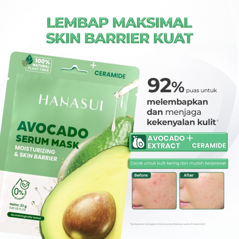 Hanasui Avocado Serum Mask