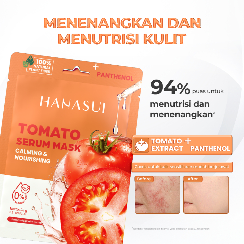 Hanasui Tomato Serum Mask