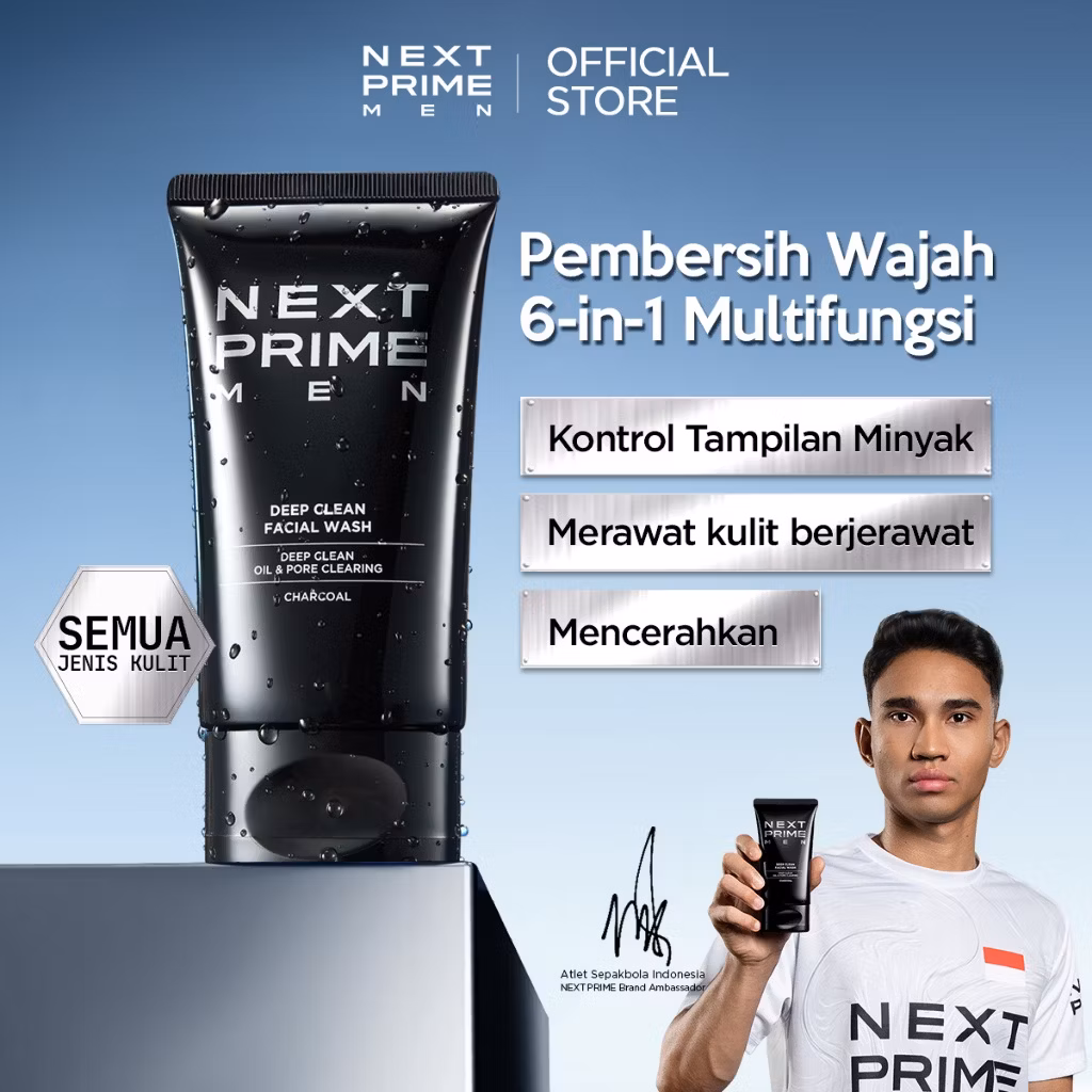 Nextprime Deep Clean Facial Wash 100g