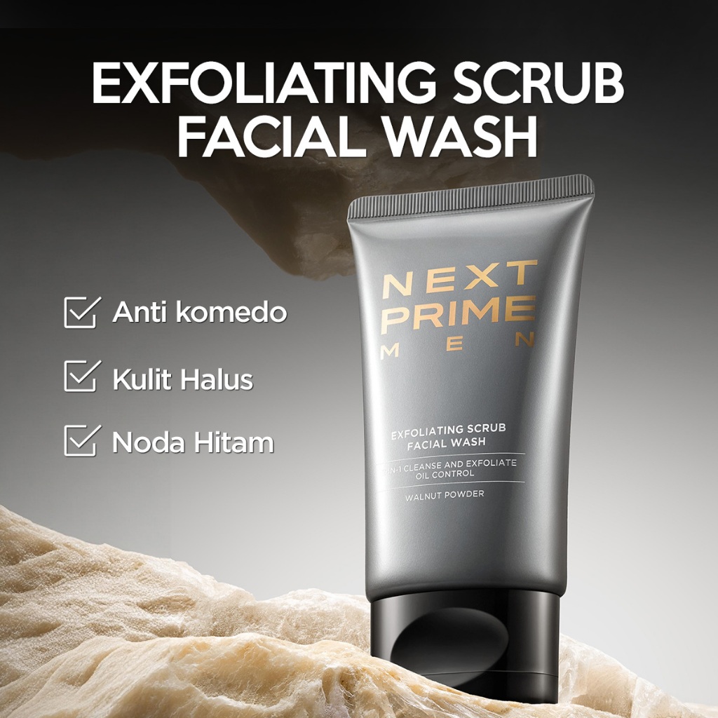 Nextprime Exfoliating Scrub Facial Wash 100g