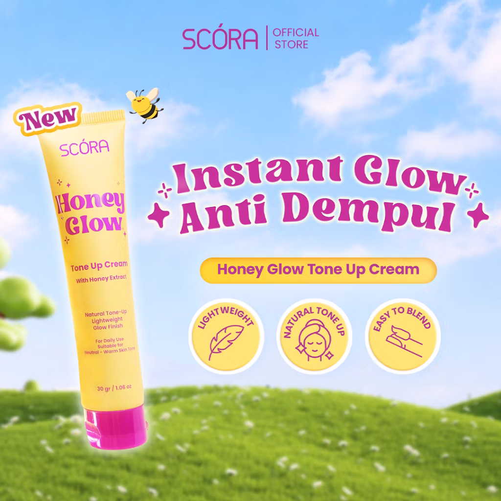 Scora Honey Glow Tone Up Cream 30ml