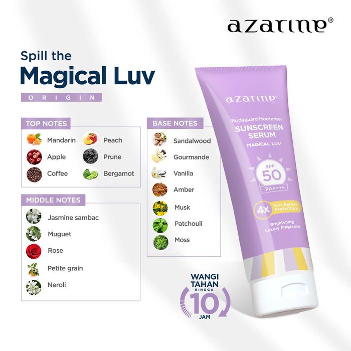 Azarine Bodyguard Moisturizer Sunscreen Serum Magical Luv