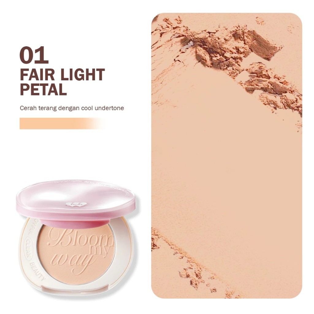 Barenbliss Bloomatte fine to refine compact powder 6gr 01 Fair light petal