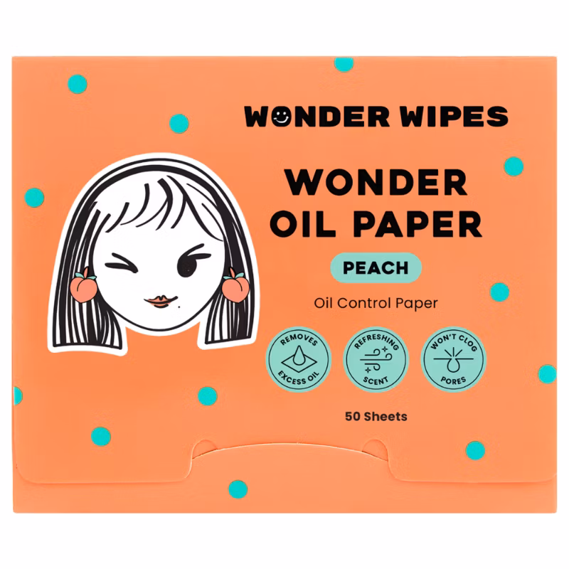 Wonder Oil Papaer Peach 50 Sheet