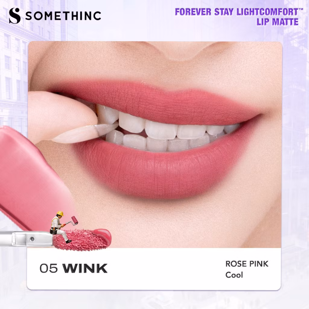 Somethinc Forever Stay Lightcomfort Lip Matte 05 WINK